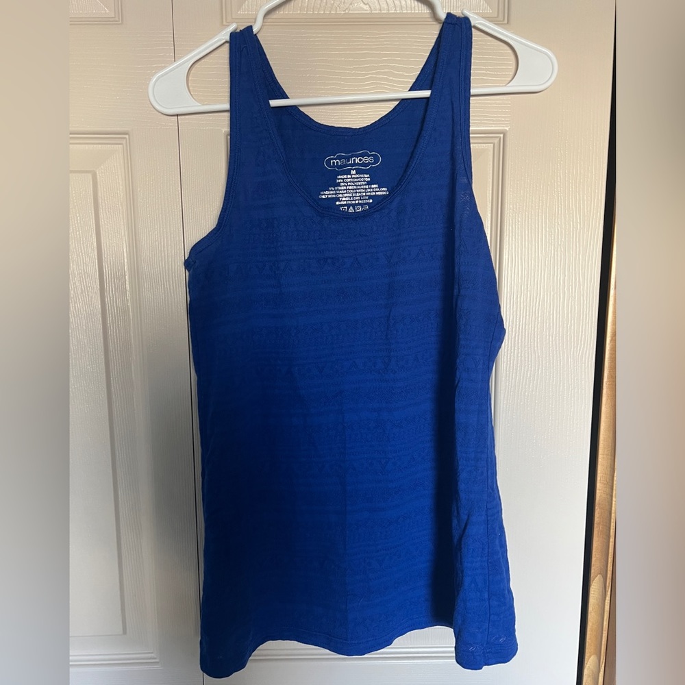 Blue tank top